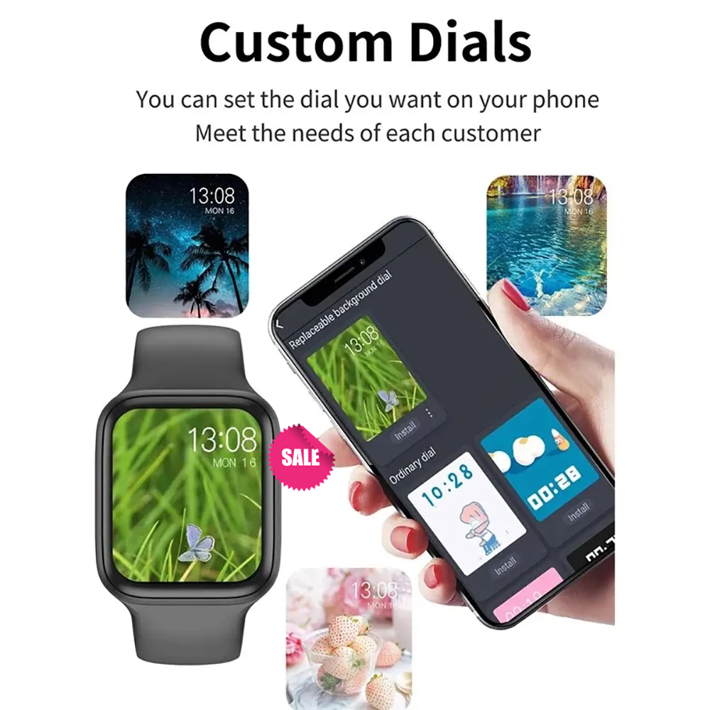 Best Clone iWatch Series 9 ultra 2 Iwo Watches reloj inteligente Smart Watch Customize Logo Original Box for SmartWatch 9